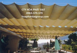 Báo giá lắp đặt mái hiên mái xếp bạt kéo di động tại đồng nai