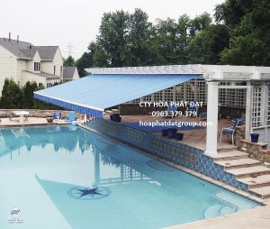 Báo giá lắp đặt mái hiên mái xếp bạt kéo di động tại cà mau