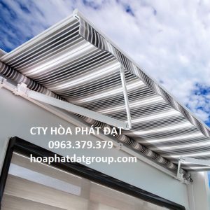Báo giá lắp đặt mái hiên mái xếp bạt kéo di động tại quận 1