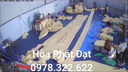 Báo giá cung cấp bạt che nắng may ép vải bạt mái che giá rẻ tại TP Quy Nhơn