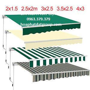 Báo giá lắp đặt mái hiên mái xếp bạt kéo di động tại cần thơ