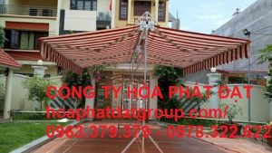 Báo giá lắp đặt mái hiên mái xếp bạt kéo di động tại tx sơn tây