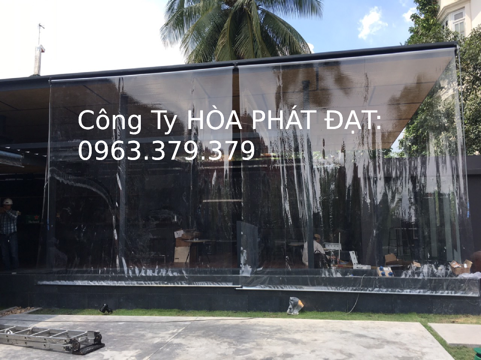 Bạt nhựa che trong suốt giá rẻ Hòa Phát Đạt